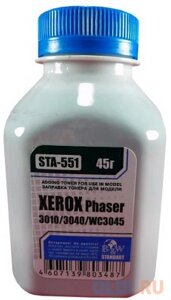 Тонер XEROX Phaser 3010/3040/WC3045 (фл. 45г) BW Standart фас. Россия