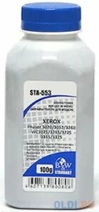 Тонер XEROX Phaser 3020/3052/3260, WC3025/3215/3225/3315/3325 (фл. 100г) BW Standart фас. Россия