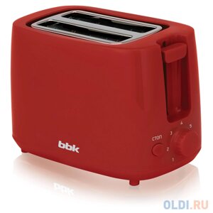Тостер BBK TR82 red (мощность 700 вт)(TR82 (R
