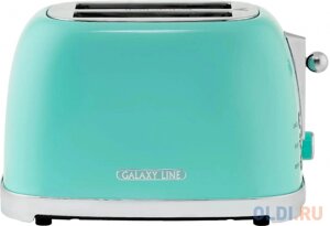 Тостер Galaxy Line GL 2917 900Вт бирюзовый