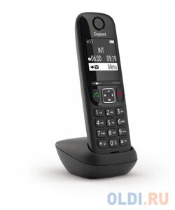 Трубка доп. Dect Gigaset AS690HX черный для AS690