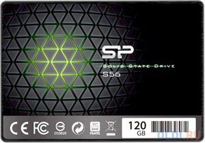 Твердотельный диск 120GB silicon power S56, 2.5, SATA III [R/W - 560/530 MB/s] TLC