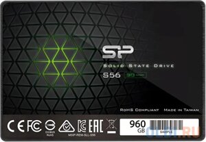 Твердотельный диск 960GB silicon power S56, 2.5, SATA III [R/W - 560/530 MB/s] TLC
