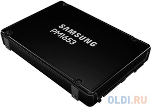 Твердотельный накопитель/ samsung SSD PM1653, 15360GB, 2.5 15mm, SAS 24gb/s, 3D TLC, R/W 4200/up 3800MB/s, iops 800 000/140 000, TBW 28032, DWPD