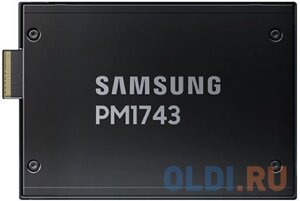 Твердотельный накопитель/ Samsung SSD PM1743, 7680GB E3. S, PCIe 5.0 x4 (12 мес.)