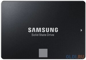 Твердотельный накопитель SSD 2.5 500 Gb Samsung 860 EVO Read 550Mb/s Write 520Mb/s 3D NAND TLC MZ-76E500BW