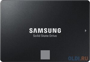 Твердотельный накопитель SSD 2.5 samsung 4.0tb 870 EVO series MZ-77E4t0B/EU (SATA3, up to 560/530mbs, 98000 iops, 3D TLC, MKX, DDR4 4gb,