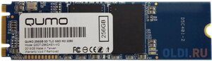 Твердотельный накопитель SSD M. 2 256 gb QUMO Q3dt-256GAEN-M2 read 560mb/s write 540mb/s 3D NAND TLC