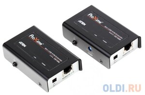 Удлинитель, SVGA+KBD+MOUSE USB ATEN, 100 метр., HD-DB15+USB A-тип/USB B-тип, female, c KVM-шнуром USB, б. п. 220 5V, макс. разрешение 1920х1200 60H