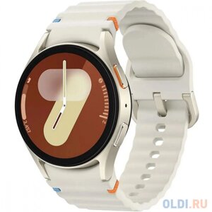 Умные часы Samsung Galaxy Watch 7 LTE 40мм 1.3quot; Super AMOLED корп. б. зол рем. бел. золотой