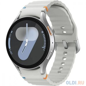 Умные часы Samsung Galaxy Watch 7 LTE 44мм 1.5quot; Super AMOLED корп. сереб. рем. серебристый