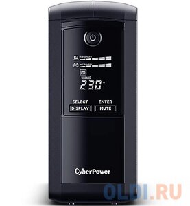 UPS cyberpower VP1000EILCD {1000VA/550W USB/RS-232/RJ11/45 (6 IEC с13)