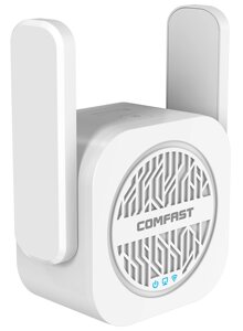 Усилитель Wi-Fi сигнала COMFAST Gigabit Dual Band Repeater 1200Mbps (CF-WR763AC)