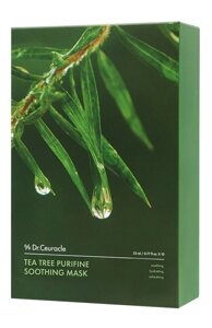 Успокаивающая тканевая маска для лица Tea Tree Purifine (10x23ml) Dr. Ceuracle