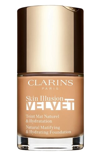 Увлажняющий тональный крем с матовым покрытием Skin Illusion Velvet, 108.5W cashew (30ml) Clarins