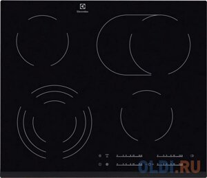 Варочная панель электрическая Electrolux EHF6547FXK черный