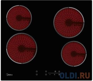 Варочная панель электрическая Midea MCH64140 черный