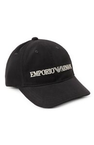 Вельветовая бейсболка Emporio Armani