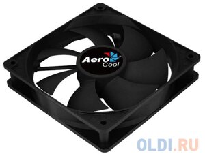 Вентилятор Aerocool Force 12 PWM Black, 120x120x25мм, 500-1500 об. мин., разъем PWM 4-PIN, 18.2-27.5 dBA