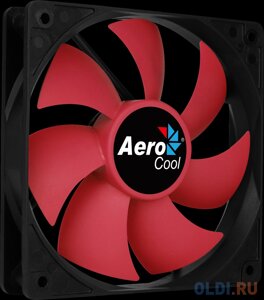 Вентилятор Aerocool Force 12 PWM Red, 120x120x25мм, 500-1500 об. мин., разъем PWM 4-PIN, 18.2-27.5 dBA