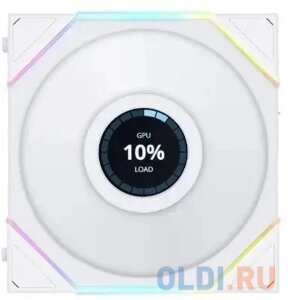 Вентилятор для корпуса Lian-Li Uni Fan TL 140 LCD Reverse ARGB 140х140x28 белый 7-pin 29.4дБ (G99.14RTLLCD1W. 00) Ret