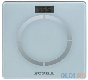 Весы напольные электронные Supra BSS-2055B макс. 180кг белый
