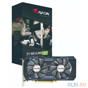 Видеокарта afox GTX1660 SUPER 6GB GDDR6 192bit DVI DP HDMI 2FAN RTL AF1660S-6144D6h1-V4