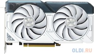 Видеокарта asus PCI-E 4.0 DUAL-RTX4060-O8g-WHITE nvidia geforce RTX 4060 8gb 128bit GDDR6 2505/17000 hdmix1 dpx3 HDCP ret