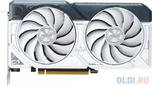 Видеокарта asus PCI-E 4.0 DUAL-RTX4060TI-O8g-WHITE nvidia geforce RTX 4060TI 8192mb 128 GDDR6 2565/18000 hdmix1 dpx3 HDCP ret