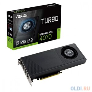 Видеокарта ASUS TURBO-RTX4070-12GRTX4070, HDMI, DP*3,12G,D6x