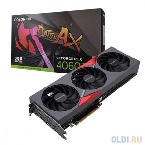 Видеокарта colorful RTX4060ti NB EX 8GB-V GDDR6 128bit 3xdp HDMI 3FAN RTL