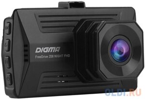 Видеорегистратор Digma FreeDrive 208 Night FHD черный 2Mpix 1080x1920 1080p 170гр. GP6248A