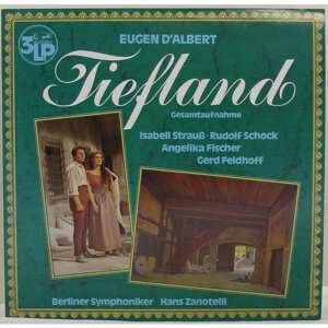 Винтажная виниловая пластинка EUGEN D'albert - tiefland (isabel strauss, GERD feldhoff, rudolf schock)