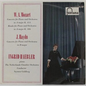 Винтажная виниловая пластинка mozart - concerto FOR PIANO AND orchestra K. 414, RONDO FOR PIANO AND orchestra K. 386; HAYDN - concerto FOR PIANO AND orchestra IN D MAJOR (ingrid haebler)