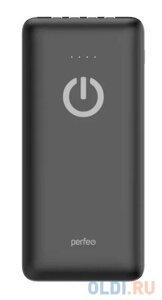 Внешний аккумулятор Power Bank 10000 мАч Perfeo Absolute черный PF_B4878