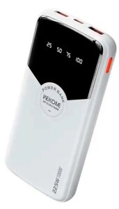 Внешний аккумулятор Wekome Pop Digital Series Digital Display Power Bank 10000 mah (WP-43) White