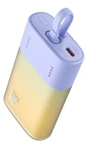 Внешний аккумулятор Xiaomi Baseus Pocket Fast Charging Power Bank Type-C 5200 mAh (PPKDC05L) Purple