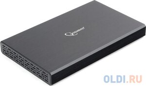 Внешний корпус 2.5 Gembird EE2-U3S-55, чёрный, USB 3.0, SATA, алюминий