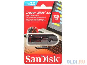 Внешний накопитель 128GB USB Drive USB 3.0 SanDisk Cruzer Glide 3.0 (SDCZ600-128G-G35)