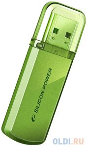 Внешний накопитель 16GB USB Drive USB 2.0 Silicon Power Helios 101 Green (SP016GBUF2101V1N)