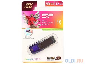 Внешний накопитель 16GB USB Drive USB 3.0 Silicon Power Blaze B31 Purple (SP016GBUF3B31V1U)