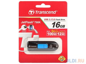 Внешний накопитель 16GB USB Drive USB 3.0 Transcend 790K (TS16GJF790K)
