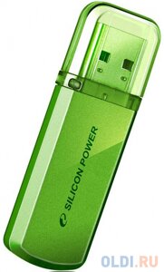 Внешний накопитель 32GB USB Drive USB 2.0 Silicon Power Helios 101 Green (SP032GBUF2101V1N)