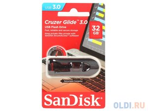 Внешний накопитель 32GB USB Drive USB 3.0 SanDisk Cruzer Glide 3.0 (SDCZ600-032G-G35)