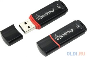 Внешний накопитель 32Gb USB Drive USB2.0 Smartbuy Crown Black (SB32GBCRW-K)