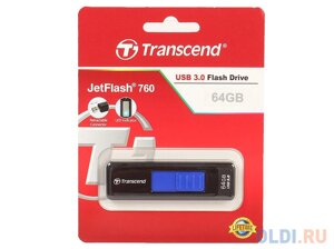 Внешний накопитель 64GB USB Drive USB 3.0 Transcend 760 (TS64GJF760)
