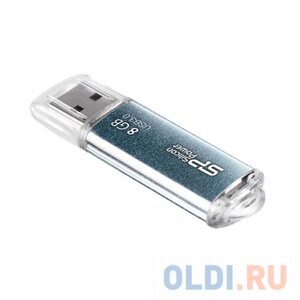 Внешний накопитель 8GB USB Drive USB 3.0 Silicon Power Marvel M01 Blue (SP008GBUF3M01V1B)