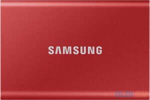 Внешний SSD диск 1.8 1 tb USB type-C samsung MU-PC1t0R/WW красный