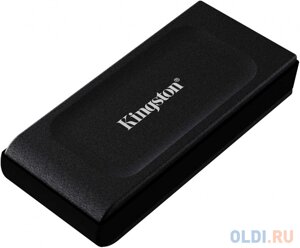 Внешний SSD диск 1.8 2 Tb USB Type-C Kingston XS1000 черный