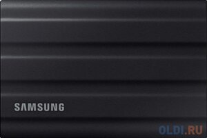 Внешний SSD диск 1.8 4 Tb USB Type-C Samsung T7 Shield черный